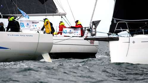 La Drheam Cup, grand prix de France de course au large, au départ de Cherbourg-en-Cotentin.