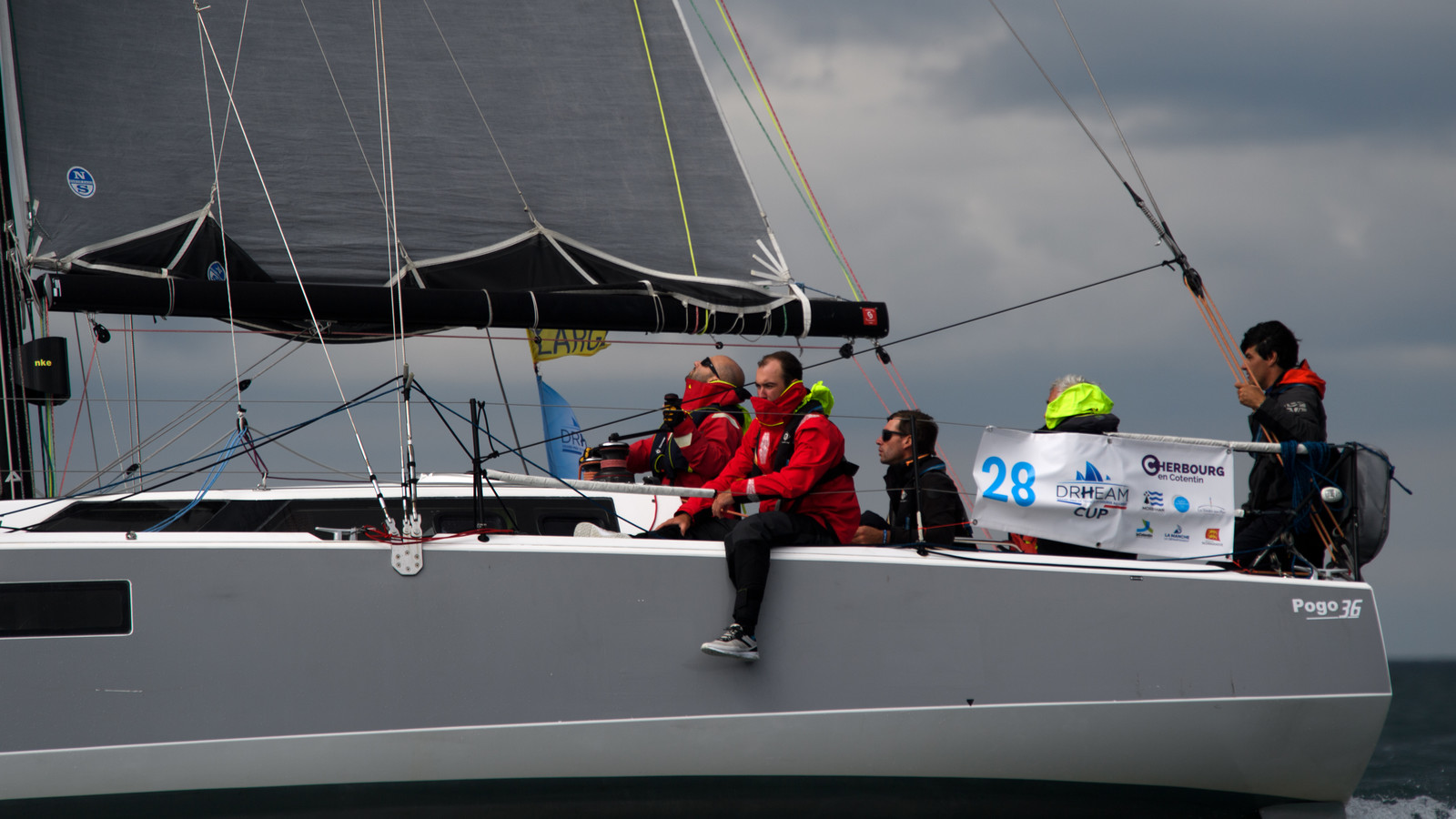 La Drheam Cup, grand prix de France de course au large, au départ de Cherbourg-en-Cotentin.