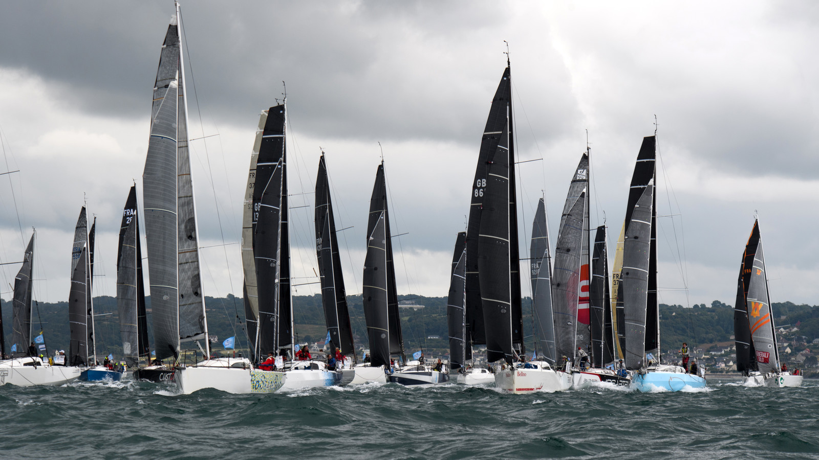 La Drheam Cup, grand prix de France de course au large, au départ de Cherbourg-en-Cotentin.