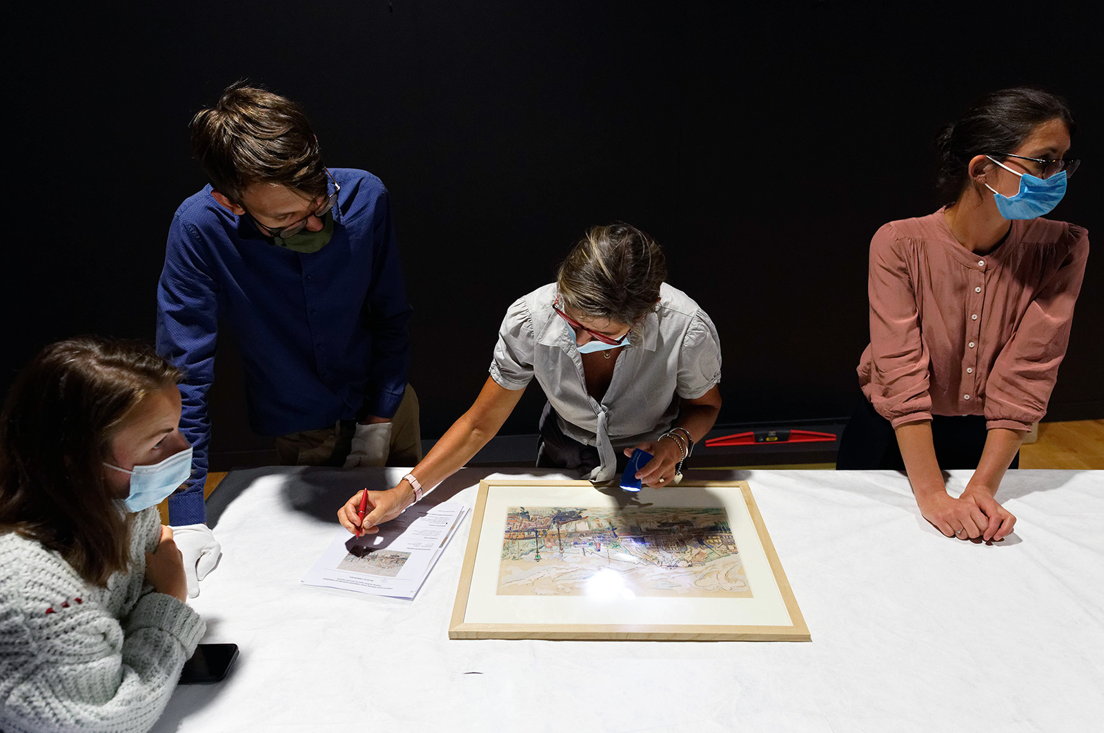 Une aquarelle de Berthe Morisot (1871) au musée Thomas Henry à Cherbourg-en-Cotentin