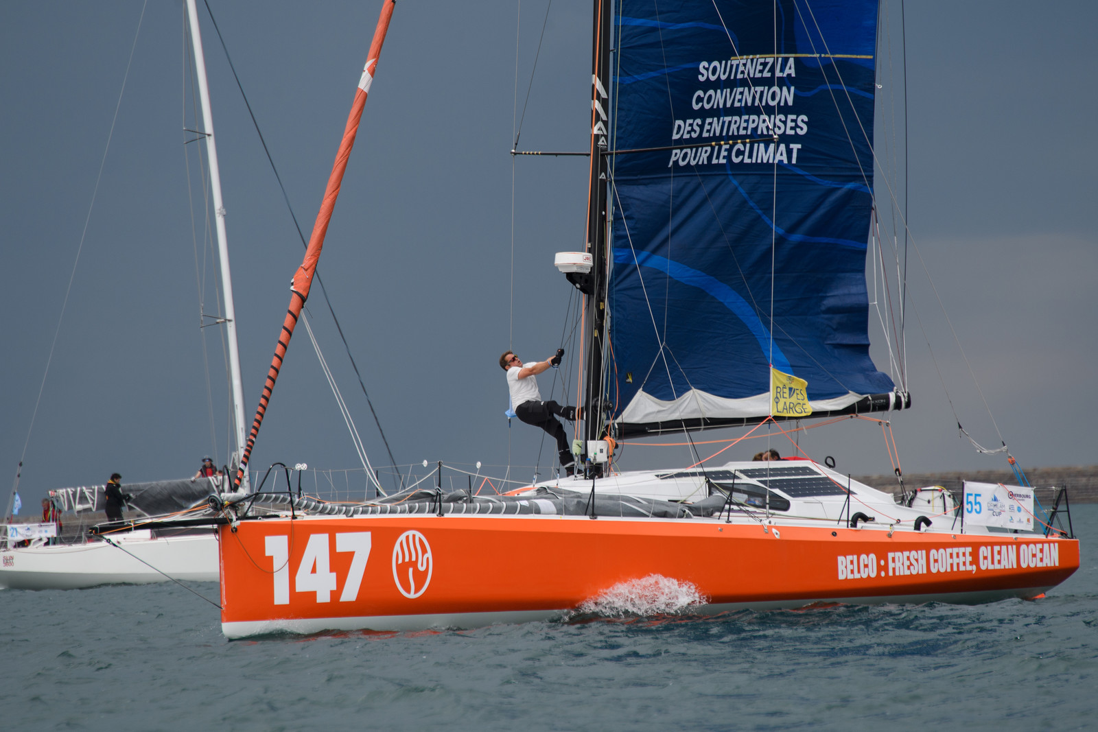 La Drheam Cup, grand prix de France de course au large, au départ de Cherbourg-en-Cotentin.