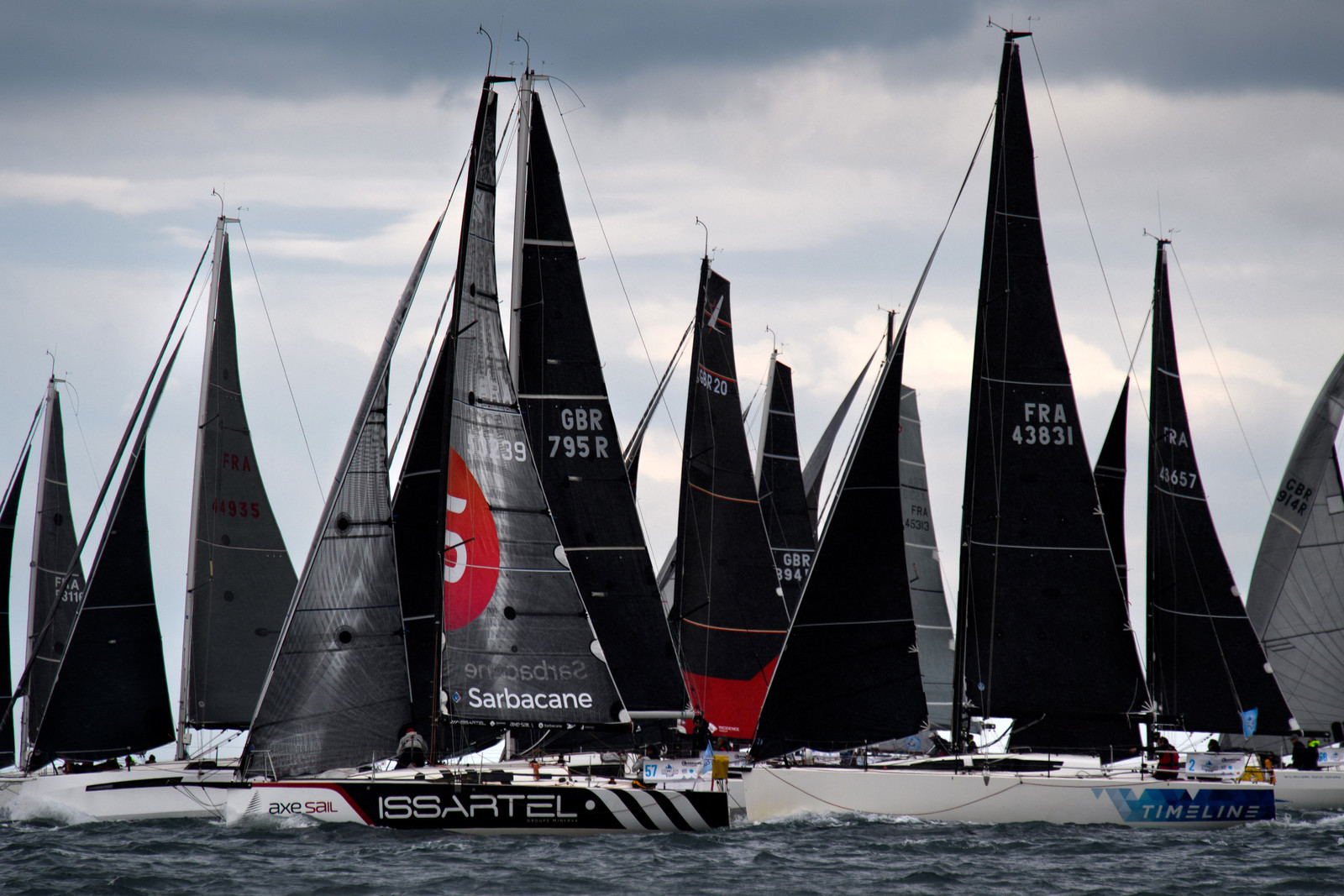 La Drheam Cup, grand prix de France de course au large, au départ de Cherbourg-en-Cotentin.