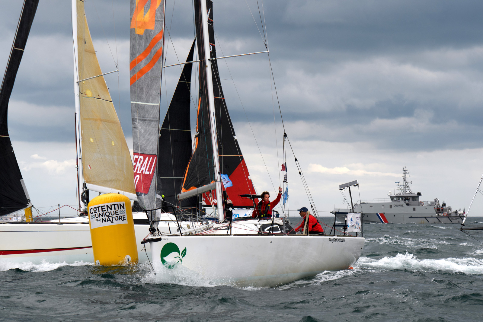 La Drheam Cup, grand prix de France de course au large, au départ de Cherbourg-en-Cotentin.