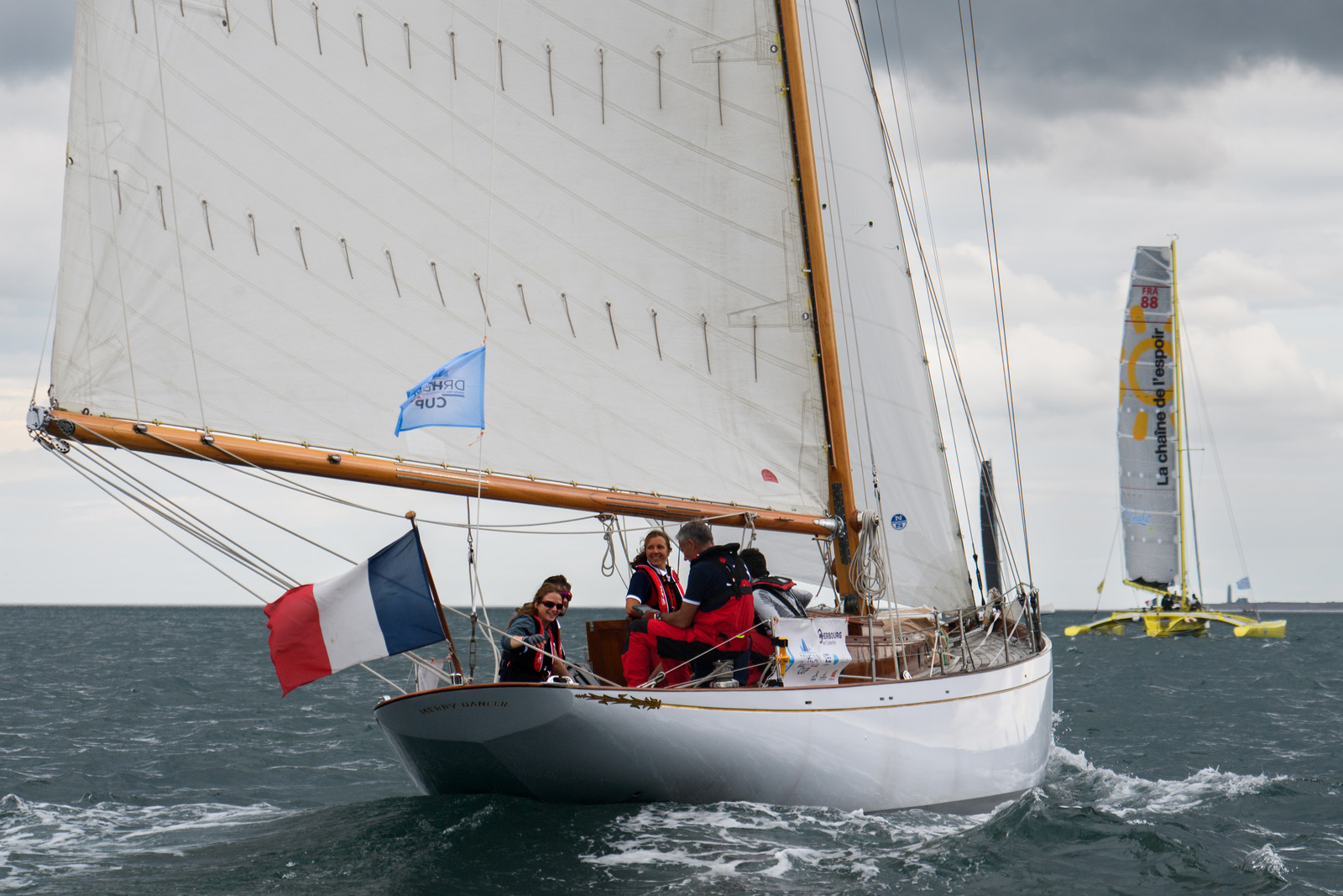 La Drheam Cup, grand prix de France de course au large, au départ de Cherbourg-en-Cotentin.