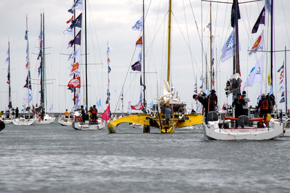 La Drheam Cup, grand prix de France de course au large, au départ de Cherbourg-en-Cotentin.
