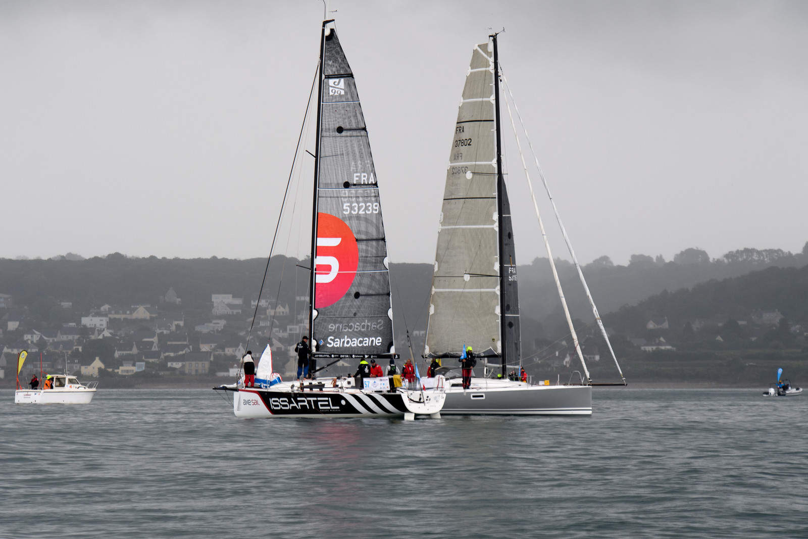 La Drheam Cup, grand prix de France de course au large, au départ de Cherbourg-en-Cotentin.