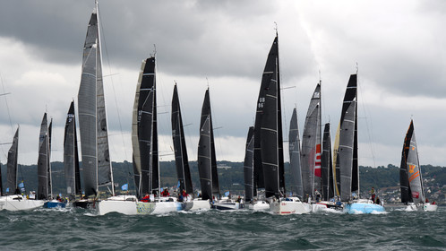 La Drheam Cup, grand prix de France de course au large, au départ de Cherbourg-en-Cotentin.