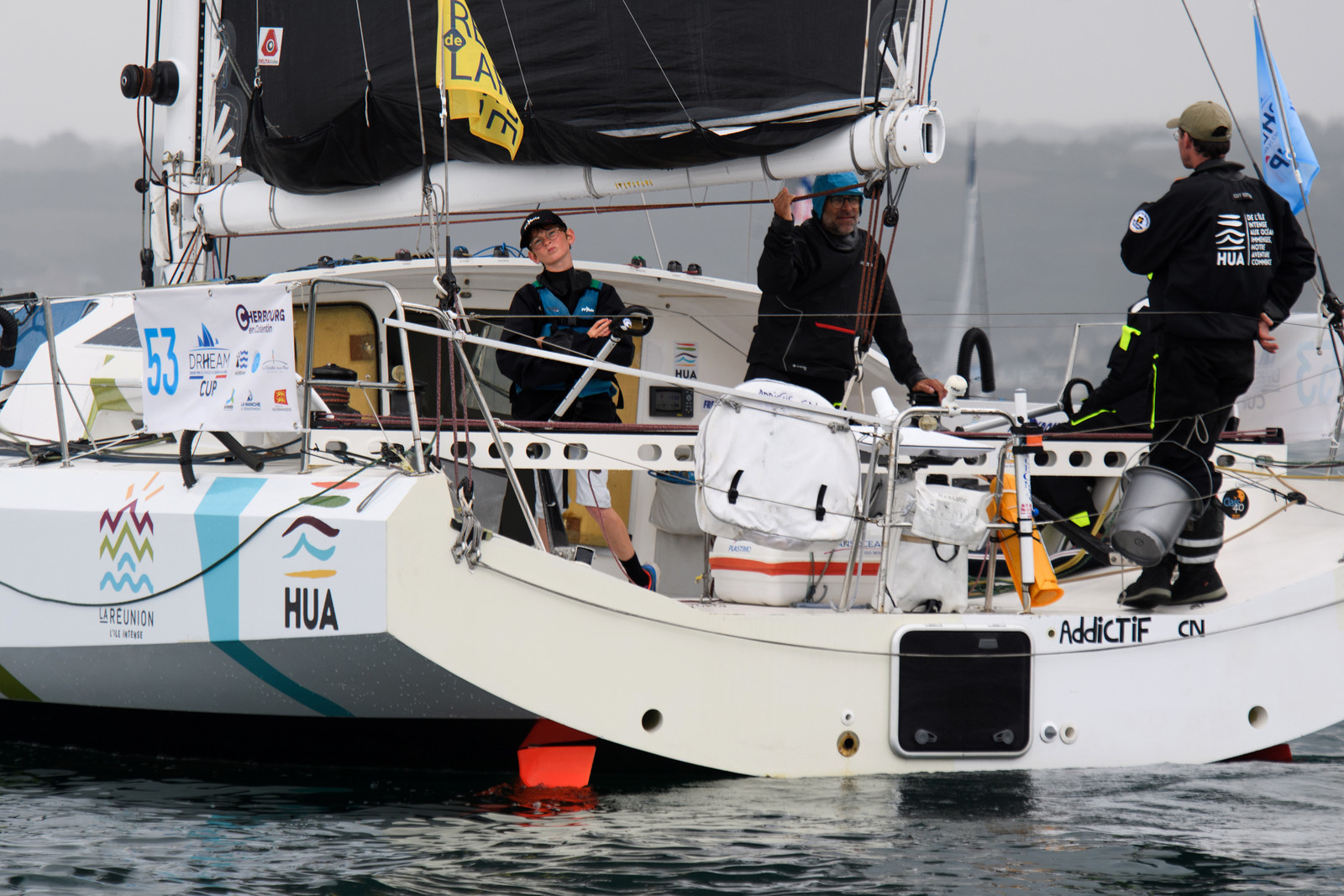 La Drheam Cup, grand prix de France de course au large, au départ de Cherbourg-en-Cotentin.