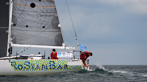 La Drheam Cup, grand prix de France de course au large, au départ de Cherbourg-en-Cotentin.
