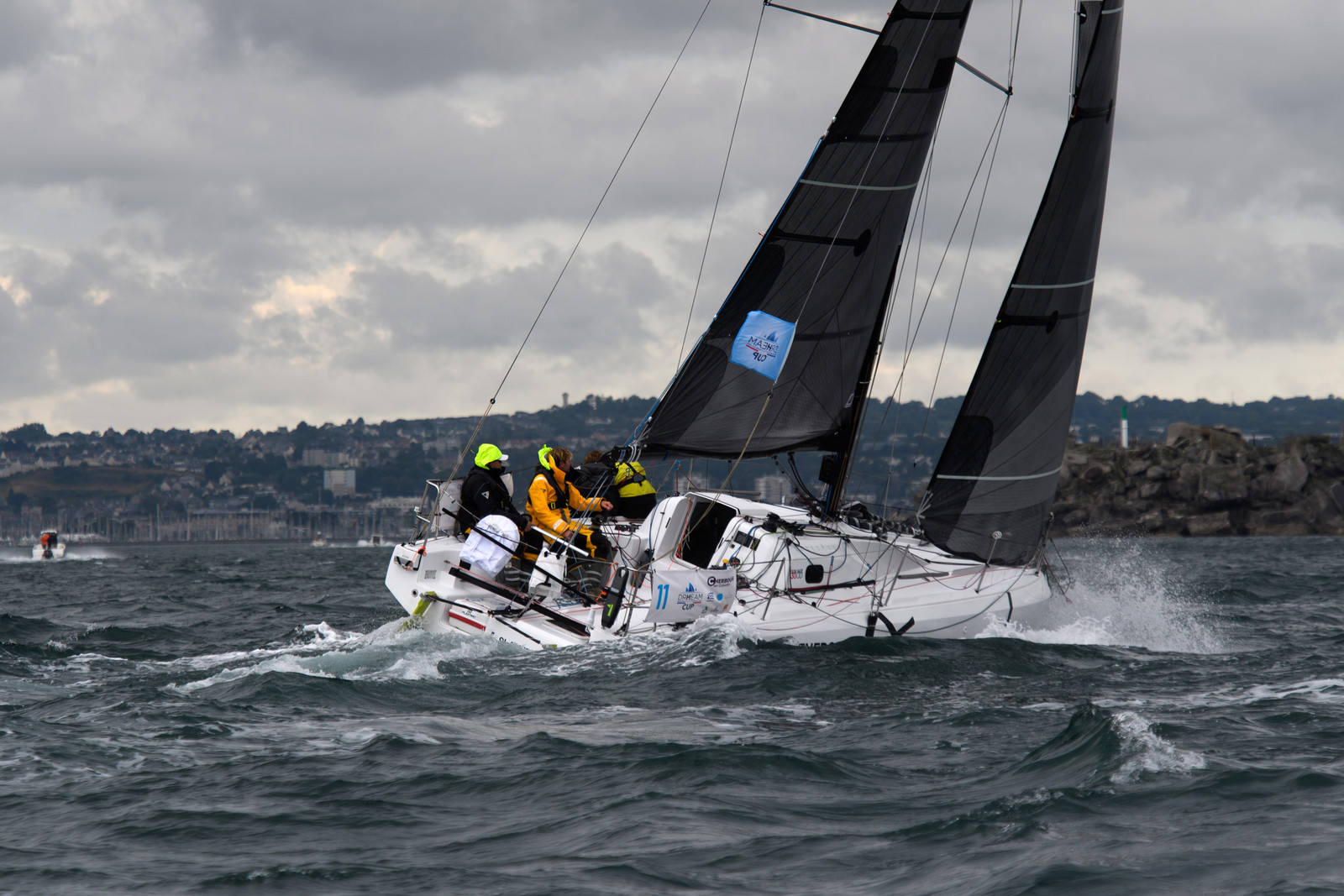 La Drheam Cup, grand prix de France de course au large, au départ de Cherbourg-en-Cotentin.