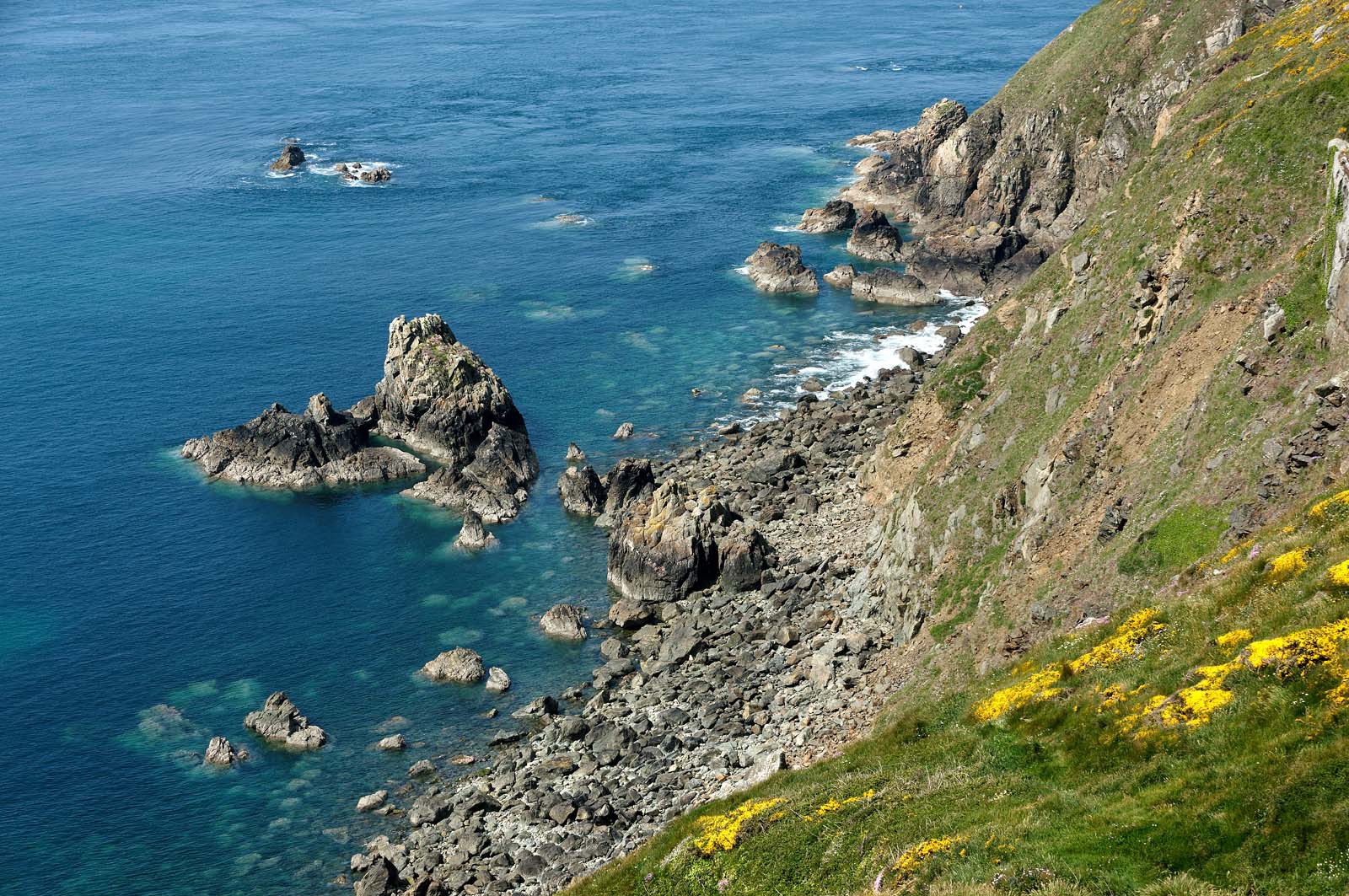 Situé sur la commune de Jobourg (Manche), le Nez de Jobourg s'élève à 126 mètres de haut, classé parmi les plus hautes d'Europe.En empruntant le sentier des douaniers, le promeneur voit la nature se décliner sous toutes ses formes,Le Nez de Jobourg offre un panorama exceptionnel, du cap de la Hague jusqu'au cap de Flamanville, ainsi que sur les îles Anglo-Normandes.