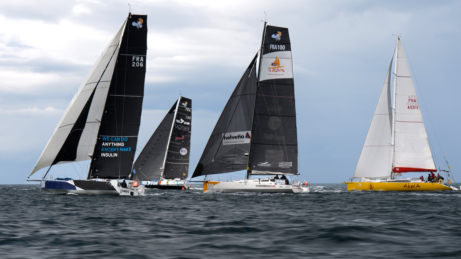 La Drheam Cup, grand prix de France de course au large, au départ de Cherbourg-en-Cotentin.