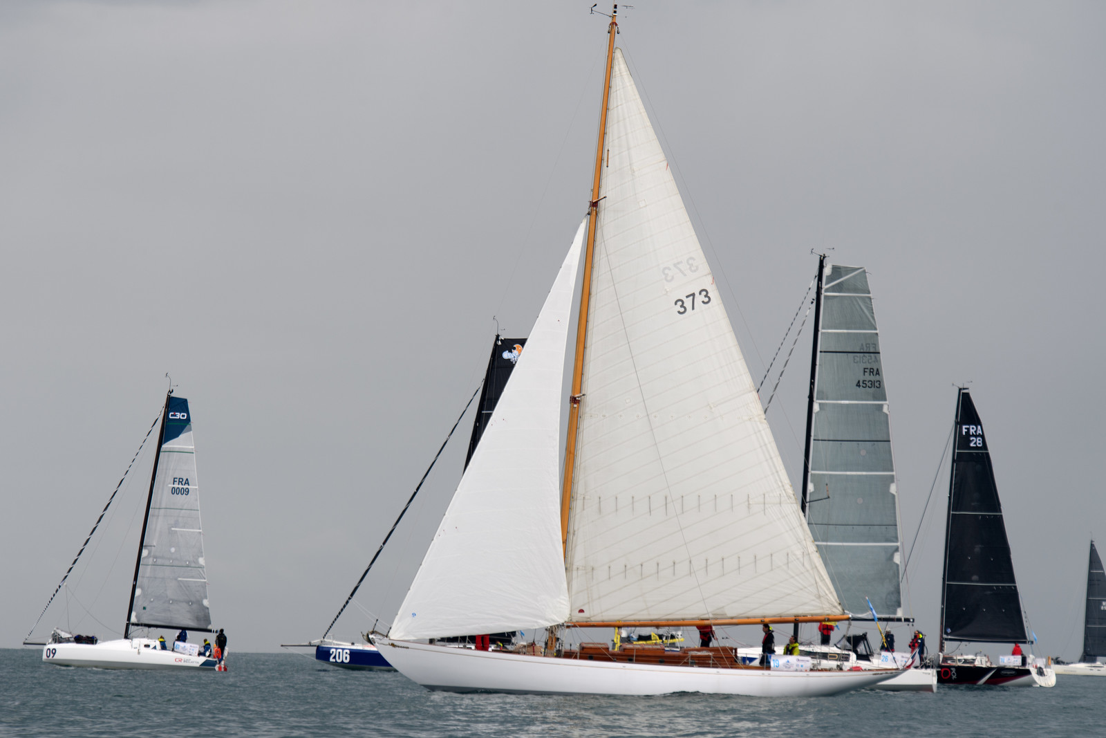 La Drheam Cup, grand prix de France de course au large, au départ de Cherbourg-en-Cotentin.