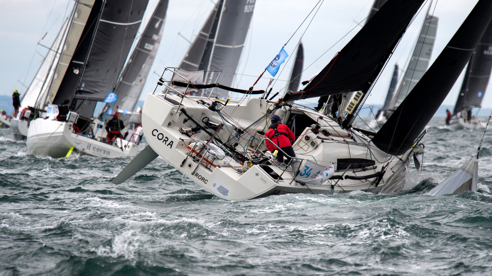 La Drheam Cup, grand prix de France de course au large, au départ de Cherbourg-en-Cotentin.