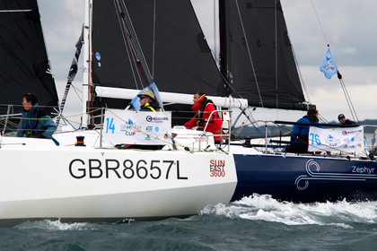 La Drheam Cup, grand prix de France de course au large, au départ de Cherbourg-en-Cotentin.