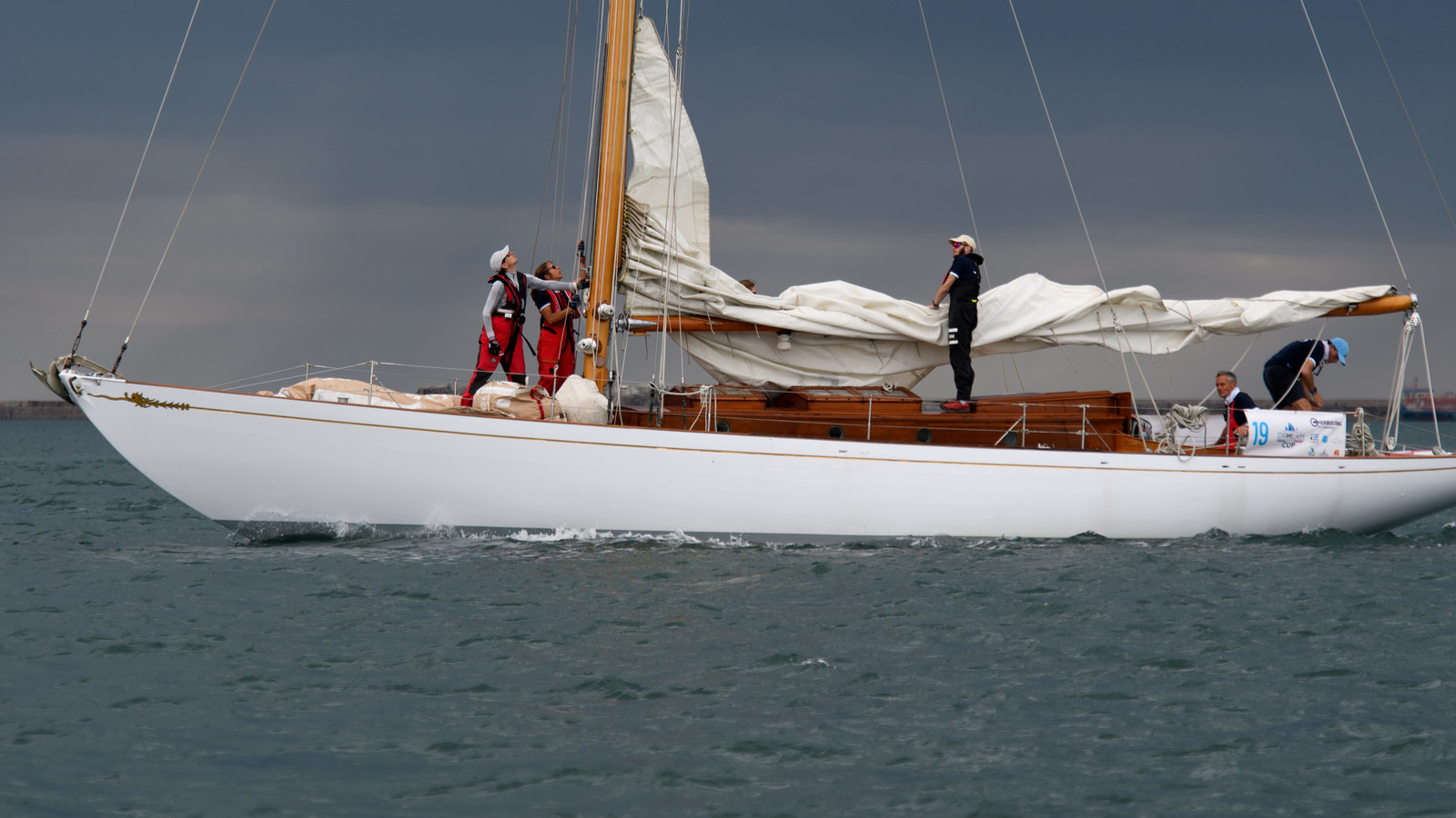 La Drheam Cup, grand prix de France de course au large, au départ de Cherbourg-en-Cotentin.