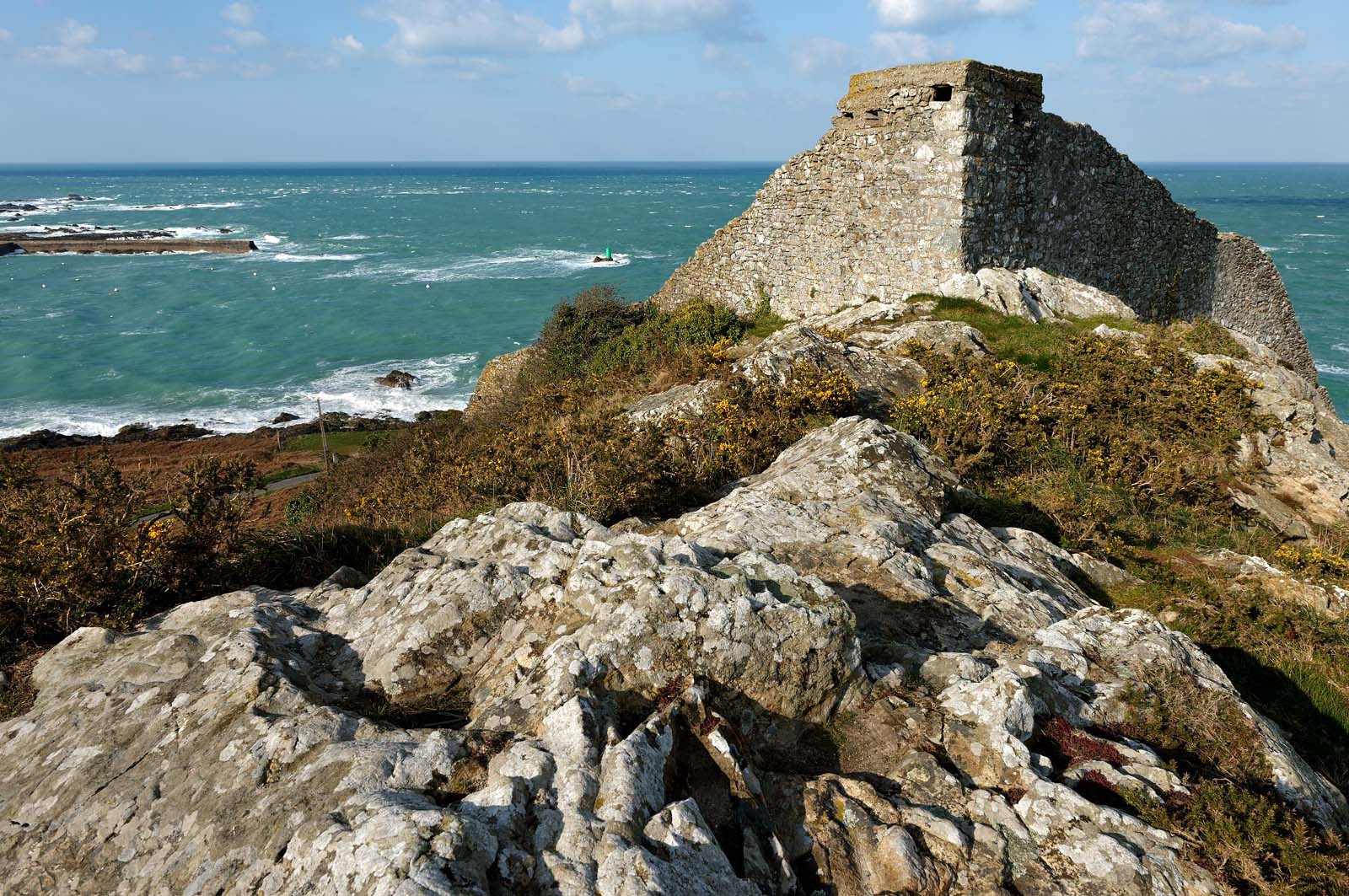 Le village d’Omonville la Rogue, situé sur la route côtière qui relie Cherbourg au cap de la Hague, s’étire au creux d’un vallon. Ses nombreuses petites rues et ruelles, sont bordées de solides maisons de granit, souvent couvertes en pierre.Les promenades conduisent bien souvent vers le Hâble, nom donné au port, un des plus beaux et des plus anciens de la région, dominé par un fort datant du début du XV siècle,