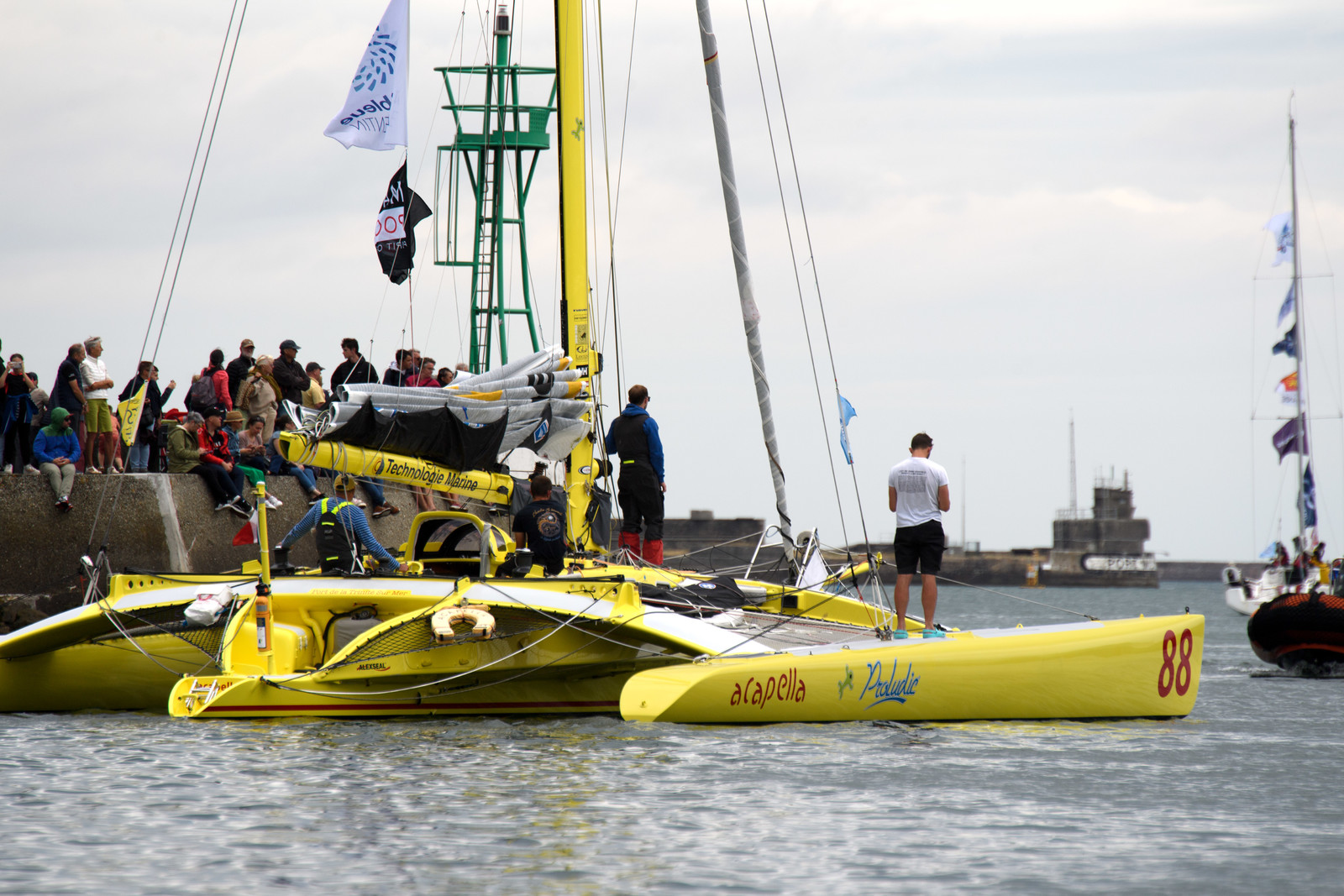 La Drheam Cup, grand prix de France de course au large, au départ de Cherbourg-en-Cotentin.