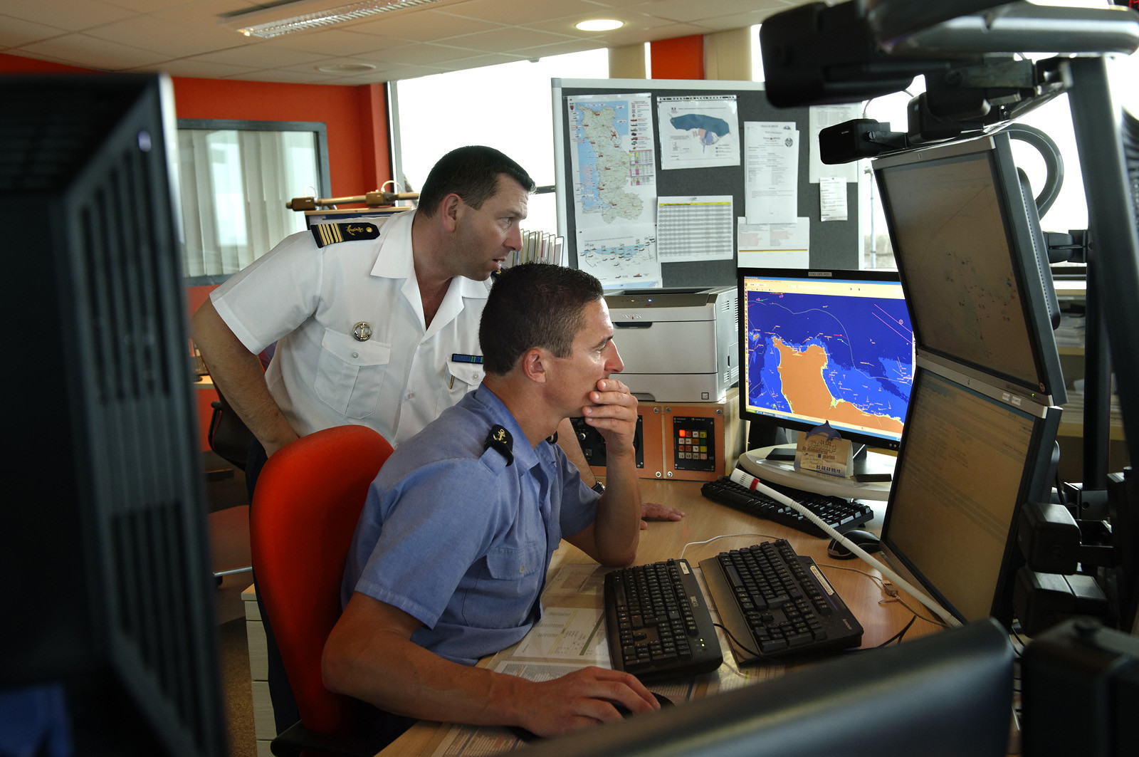 Le CROSS Jobourg (Centre Régional Opérationnel de Surveillance et de Sauvetage), comme ses homologues de Gris-Nez, Corsen, Etel et La Garde, est un service spécialisé du ministère chargé de la mer. En qualité de centres de coordination des secours maritimes, ils assurent la veille des fréquences de détresse, réceptionnent les alertes maritimes et dirigent les opérations de recherche et de sauvetage en mer.