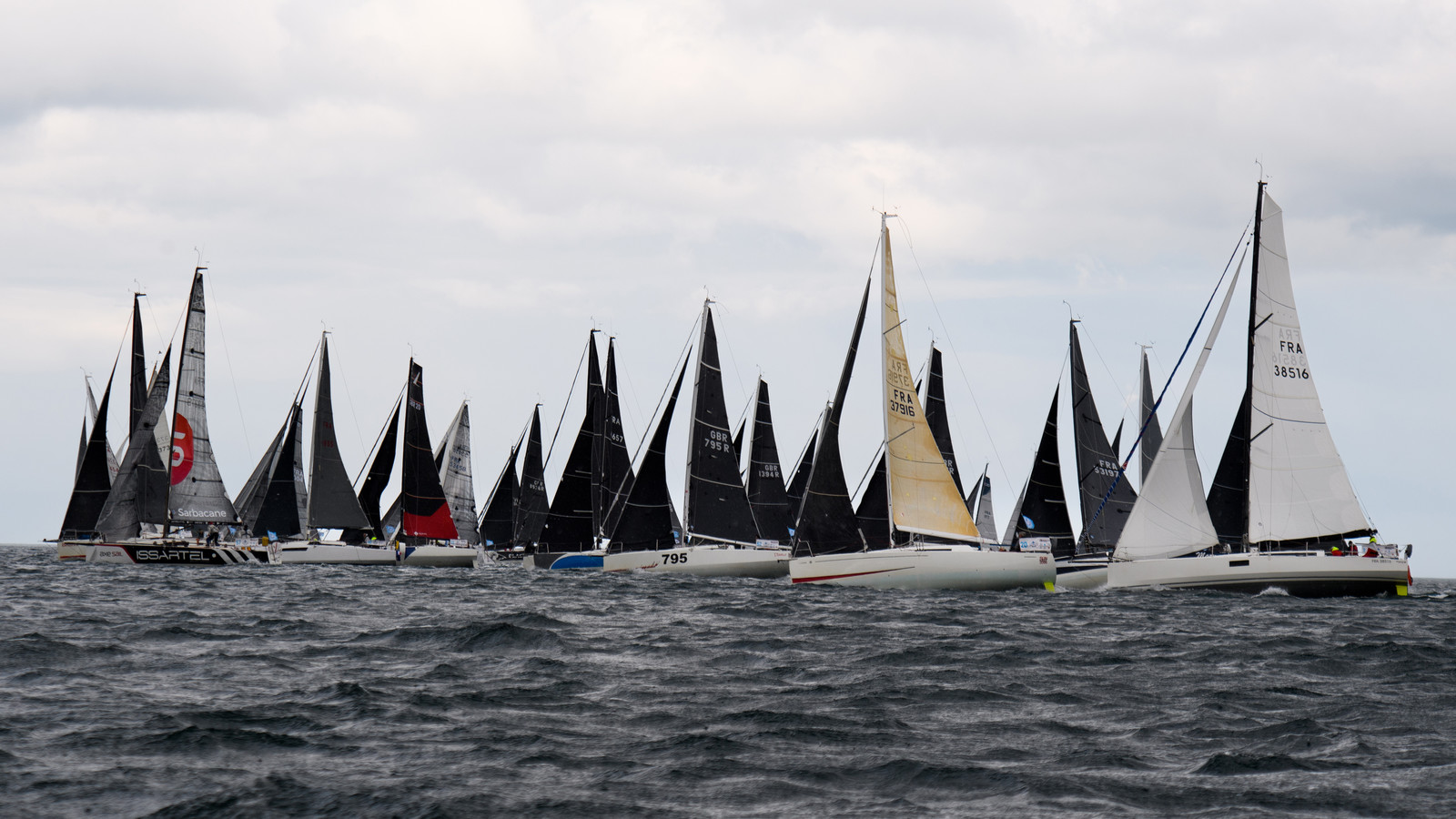 La Drheam Cup, grand prix de France de course au large, au départ de Cherbourg-en-Cotentin.