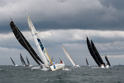 La Drheam Cup, grand prix de France de course au large, au départ de Cherbourg-en-Cotentin.