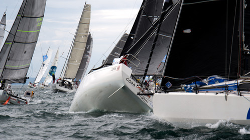 La Drheam Cup, grand prix de France de course au large, au départ de Cherbourg-en-Cotentin.