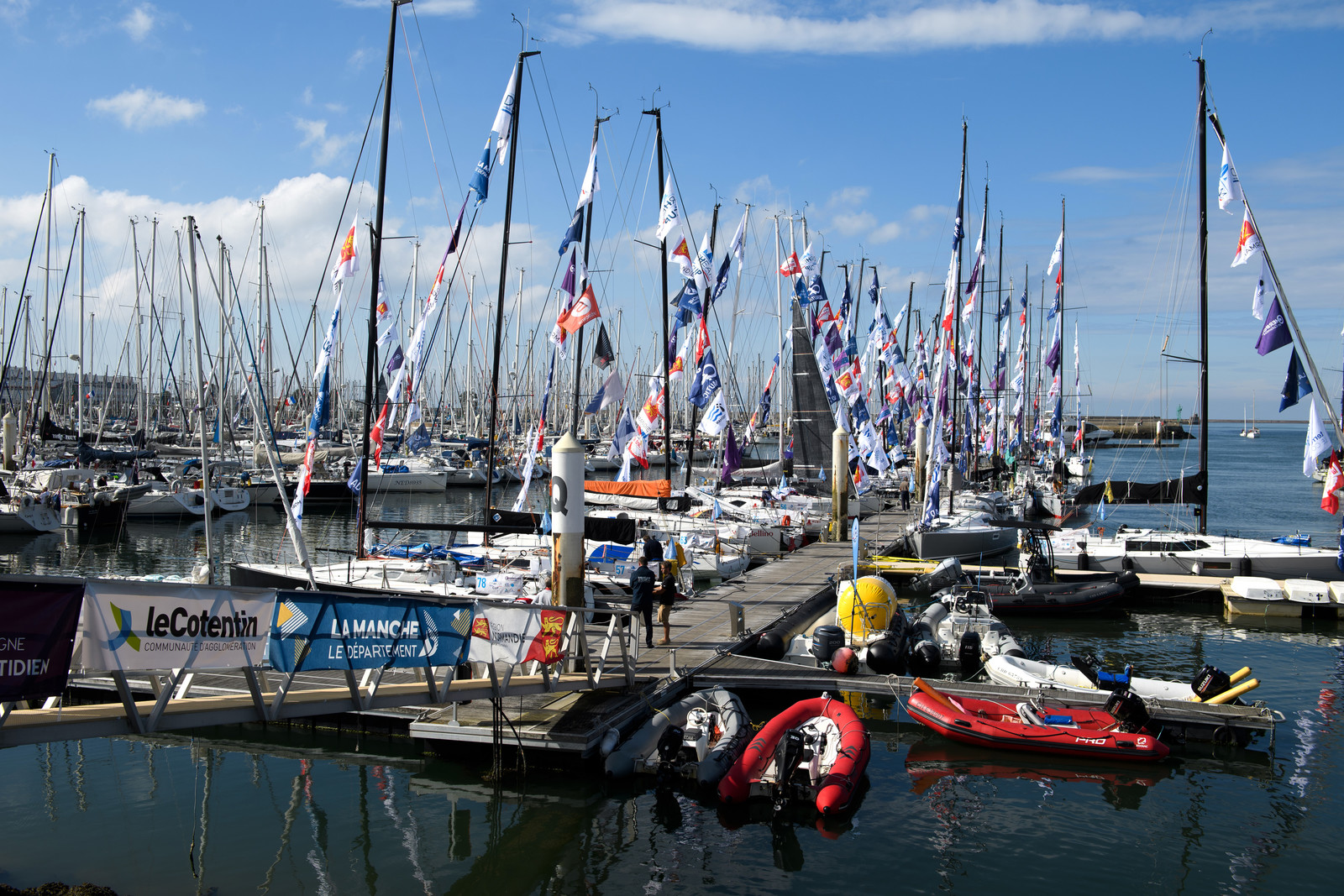 La Drheam Cup, grand prix de France de course au large, au départ de Cherbourg-en-Cotentin.