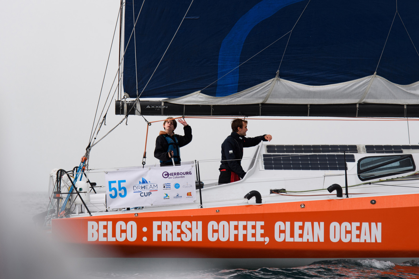 La Drheam Cup, grand prix de France de course au large, au départ de Cherbourg-en-Cotentin.